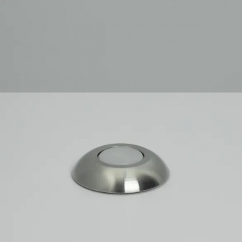 Светильник ART-DECK-LAMP-R40-1W + Накладка ART-DECK-CAP-DOME-R50 (SL, 120 deg, 12-24V, IP67)