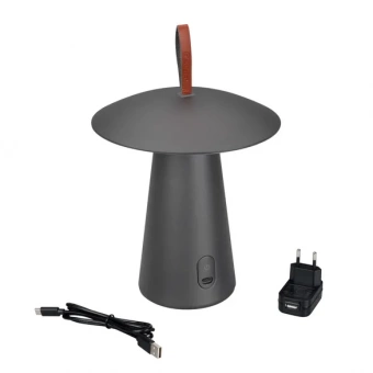 Светильник SP-PATIO-TAB-2W Warm3000 (GR, 127 deg, IP54 Металл)
